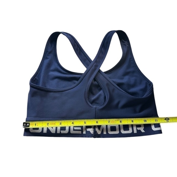 Under Armour Women’s Mid Cross Back Bra / Navy / Size Small - Picture 4 of 6